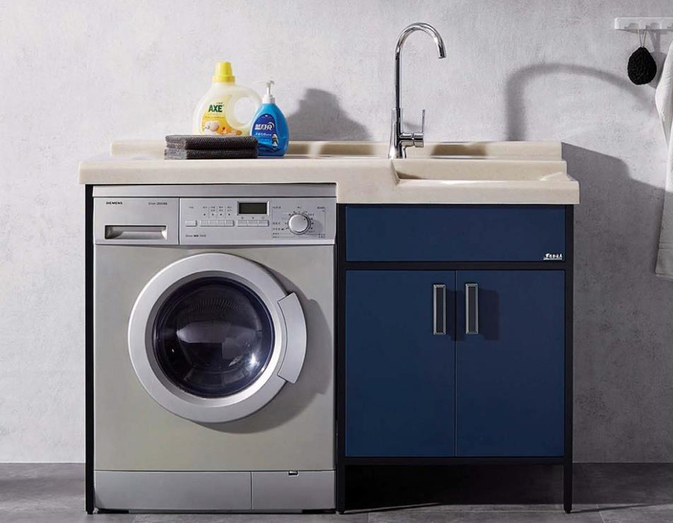 HOAA1.3米不銹鋼陽(yáng)臺(tái)柜洗衣機(jī)柜LD3228