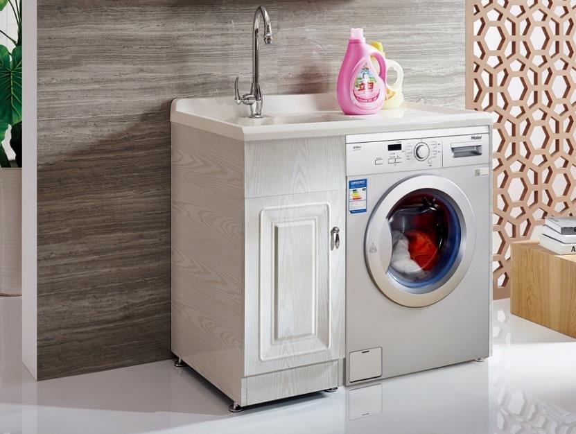 LD2308陽(yáng)臺(tái)洗衣機(jī)柜帶小吊柜