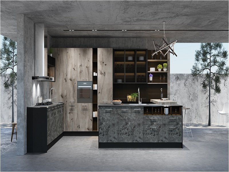 萬格麗不銹鋼櫥柜覆膜系列